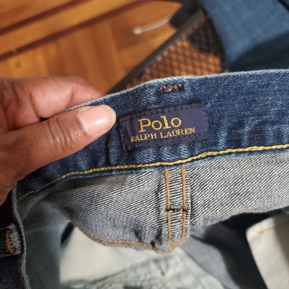 Polo Ralph Lauren Hampton Relaxed Straight Jeans Regular Rise Blue W40 L30 - Picture 7 of 7